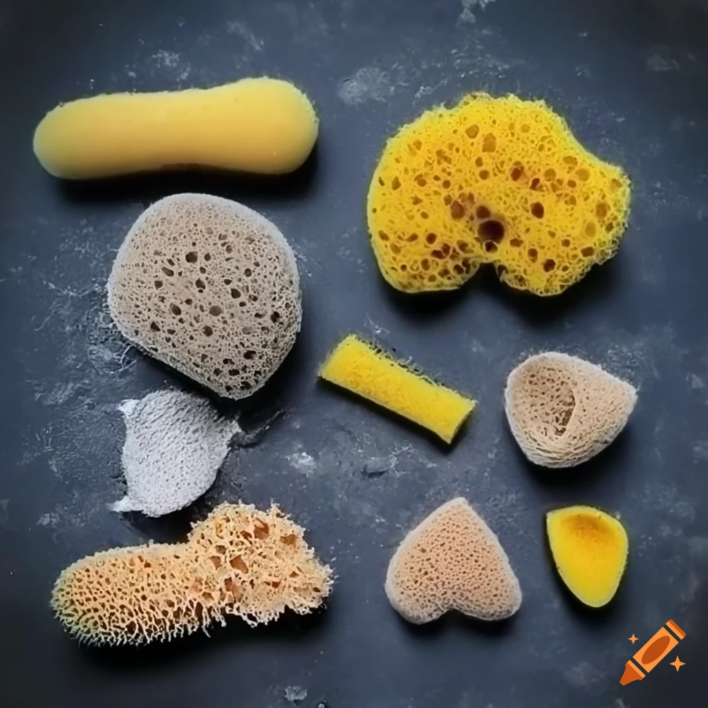 Diferentes tipos de esponjas y estropajos
